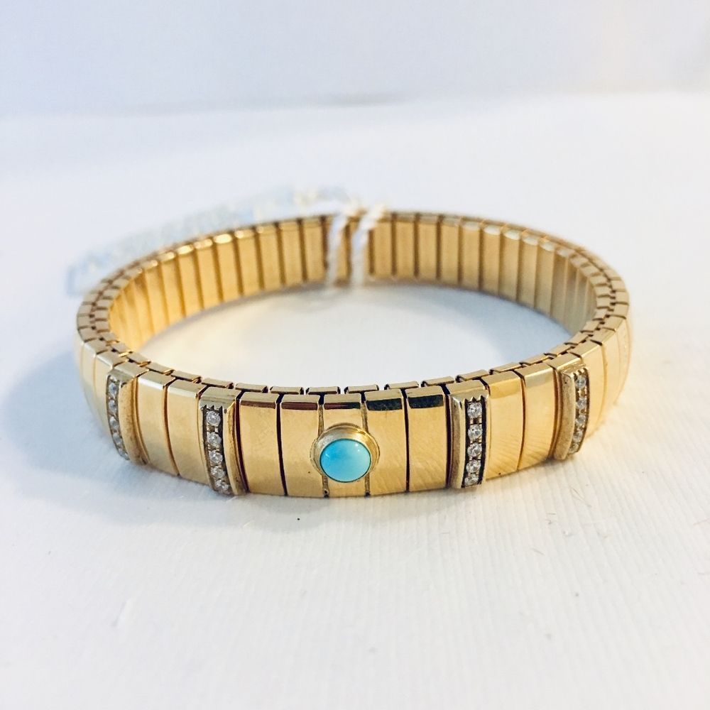 Turquoise Nomination Extension Golden Bracelet
